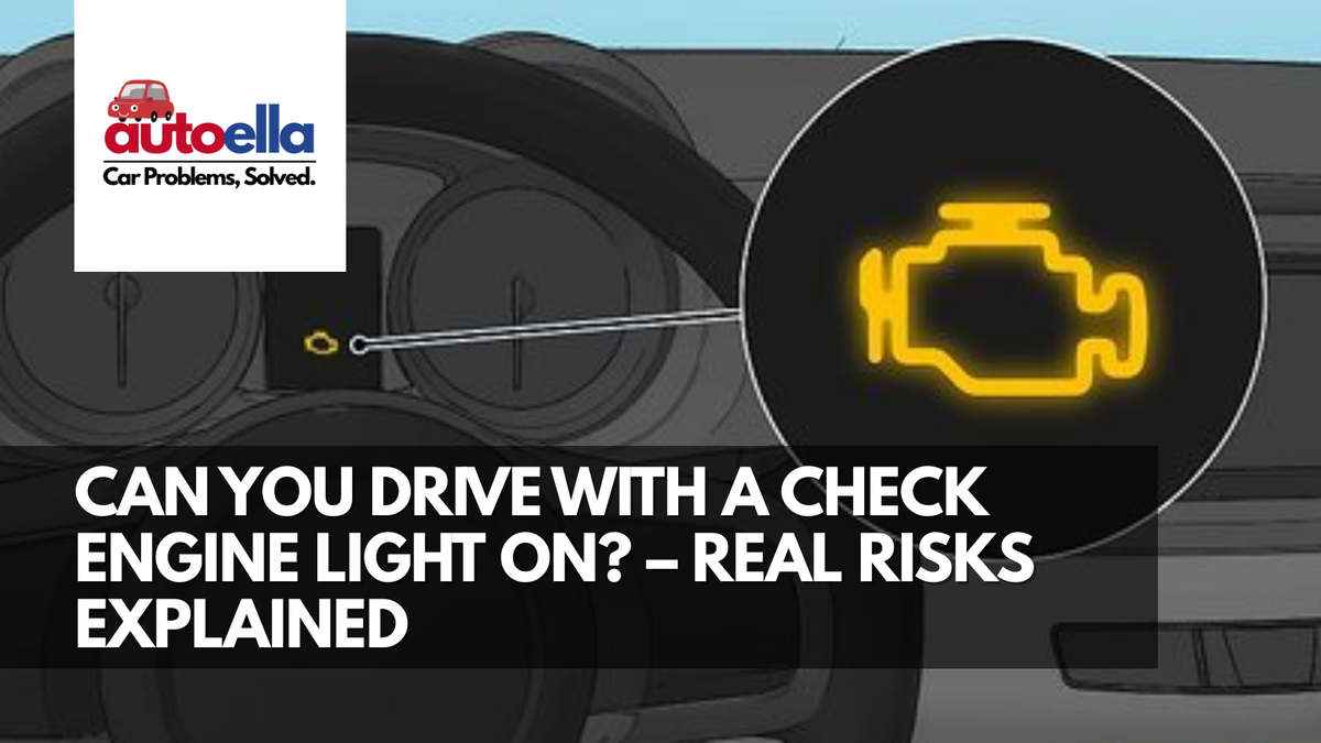 CAN YOU DRIVE WITH A CHECK ENGINE LIGHT ON? – REAL RISKS EXPLAINED